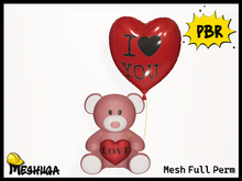 Meshuga PBR Valentines I love You Teddy Bear FULL PERM MESH