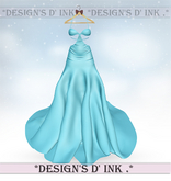 Alika Dress Blue Sapphire