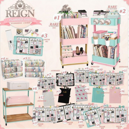 REIGN.- PLANNER- HAPPY (OPEN)- #9