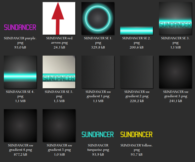 SUNDANCER Textures (add to unpack)