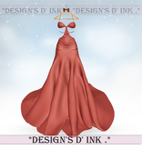 Alika Dress Orange Amber