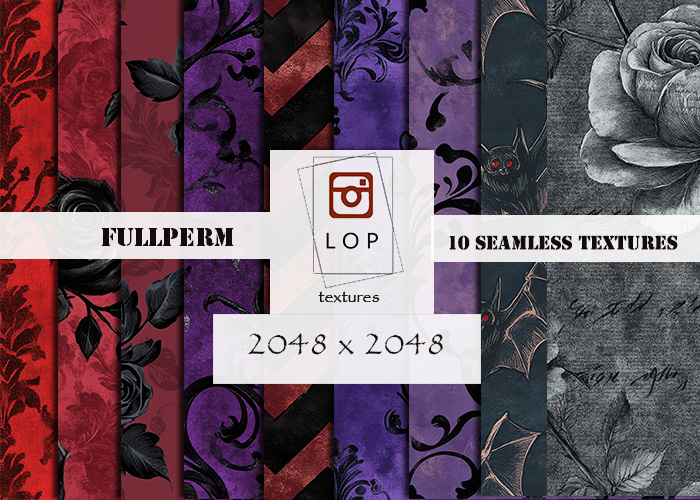 LOP GOTHIC VALENTINES TEXTURE PACK 3 