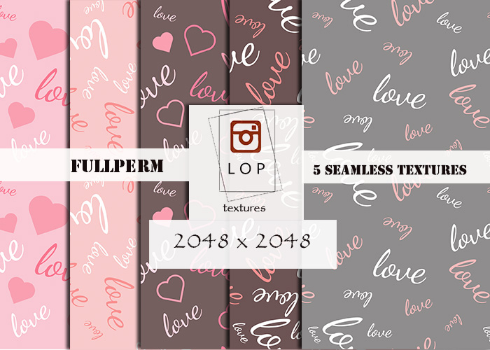 LOP VALENTINES LOVE TEXTURES PACK 2