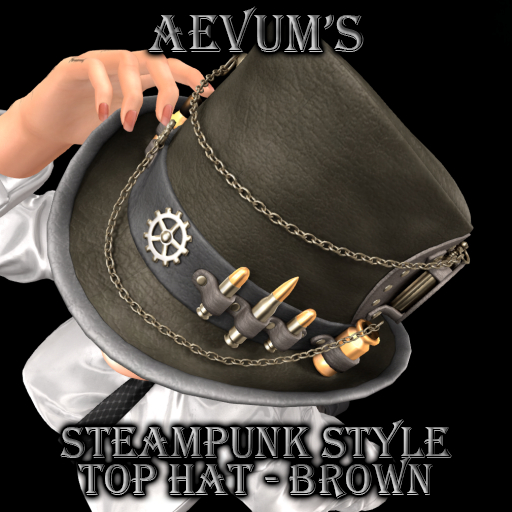 Steampunk Tophat - Brown