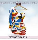 Melanie Dress Vibrant Art