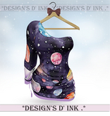 Melanie Dress Whimsical Galaxy