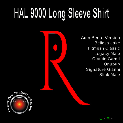 *REM* HAL 9000 LS Shirt