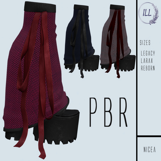ILL Nicea heels PBR materials