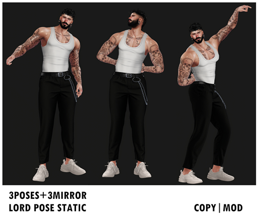 ll Bear's Poses ll Lord Pose Static