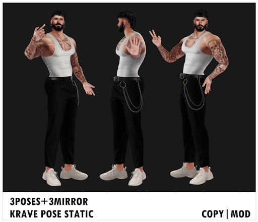 ll Bear's Poses ll Krave Pose Static