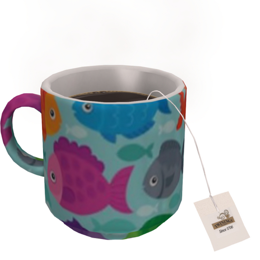 FISHY Coffee Tea & Cinnamon Roll Set (Boxed)