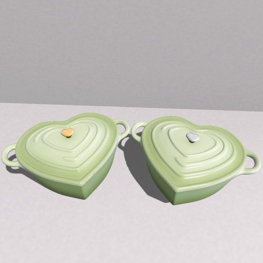 Kiyori // Heart Shaped Cast Iron Pot Scallion Bento + Decor