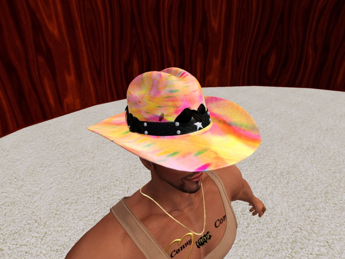 TM Western Pastel Party Star Hat - Cowboy