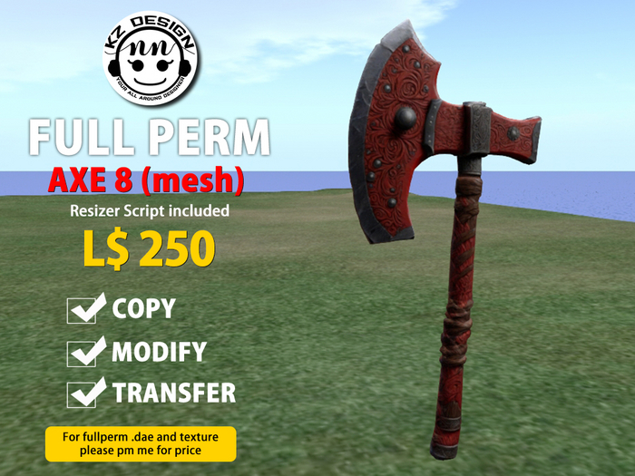 (Boxed) Fullperm KZ Axe 8