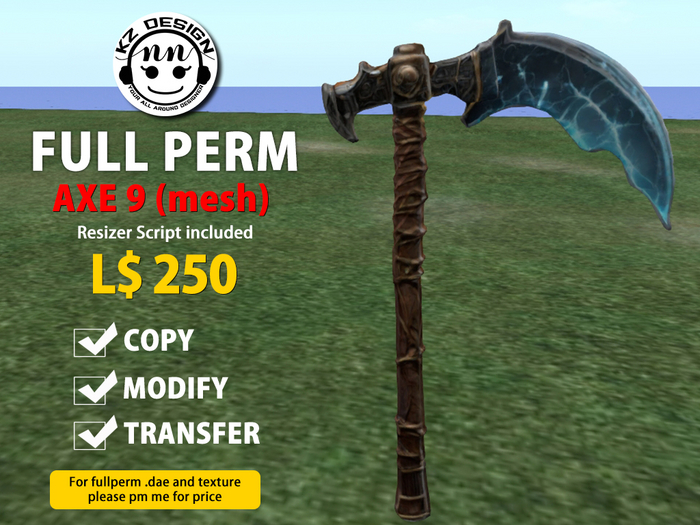 (Boxed) Fullperm KZ Axe 9