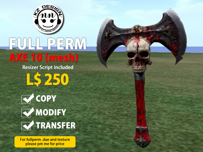 (Boxed) Fullperm KZ Axe 10