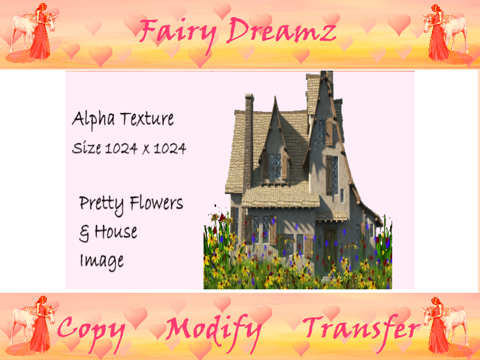 Alpha House & Flowers Texture (Boxed)