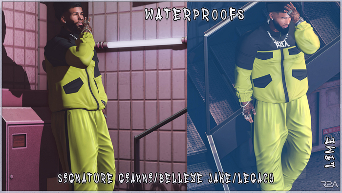 R2A- WaterProofs Lime