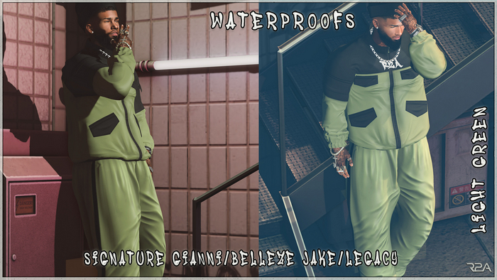 R2A- WaterProofs Light Green