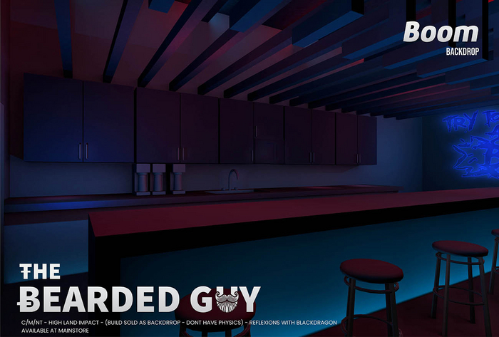 Boom Backdrop - The Bearded Guy