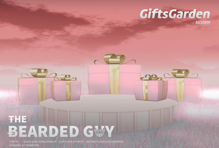 Gift Garden Backdrop - The Bearded Guy