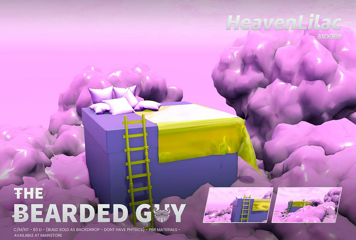 Heaven Lilac Backdrop PBR - The Bearded Guy