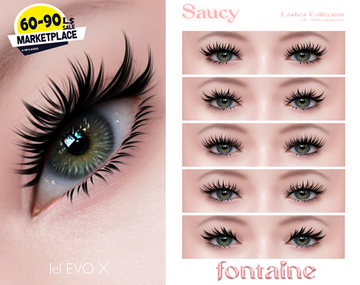 Fontaine Cosmetics - Saucy Lashes Collection - DEMO