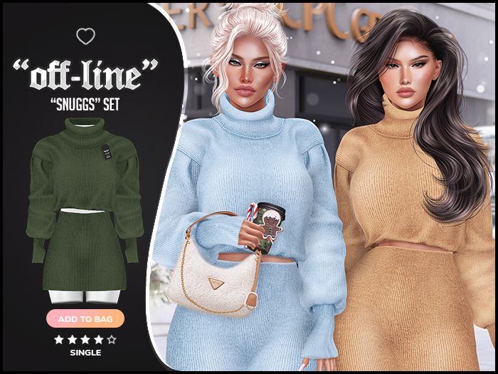 "Off-Society" x "Snugg" Set / Army