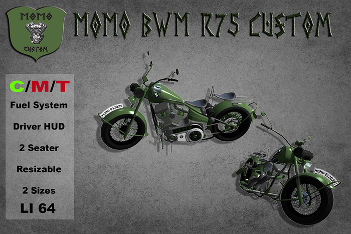 MoMo BWM R75 Custom (wear)
