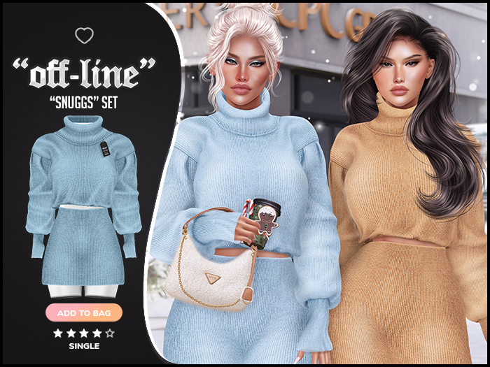 "Off-Society" x "Snugg" Set / Sky