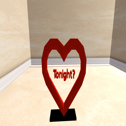 Valentines Plaque Tonight