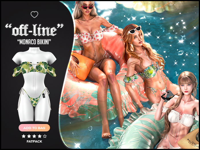 "Off-Line" x "Monaco" Bikini / Fatpack
