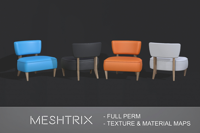 Chair 01 // Full Perm With PBR Textures