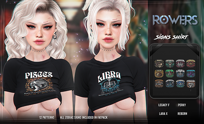 //Rowers// Signs Shirt DEMO