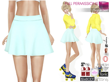 Full Perm Fitmesh Skater Skirt - Slink Maitreya 5.3 LaraX Belleza Ocacin And Classic Ebody Reborn Legacy Avatars