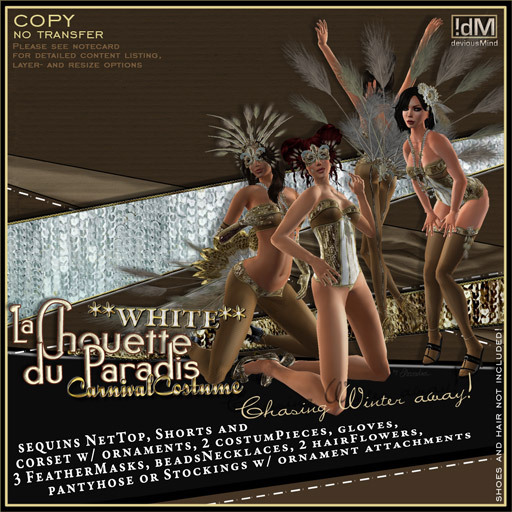 !dM deviousMind: "La Chouette du Paradis" **WHITE**