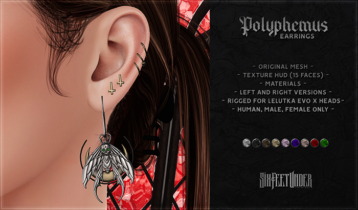 SFU - Polyphemus Earrings