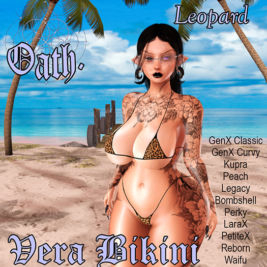 {OATH.} Vera Bikini Leopard