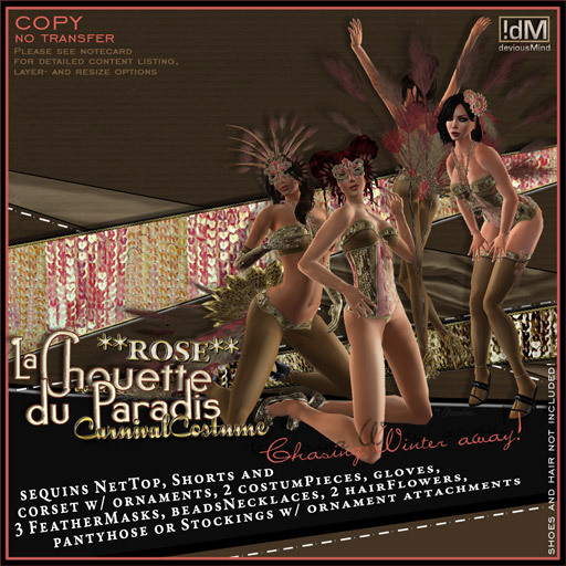 !dM deviousMind: "La Chouette du Paradis" **ROSE**