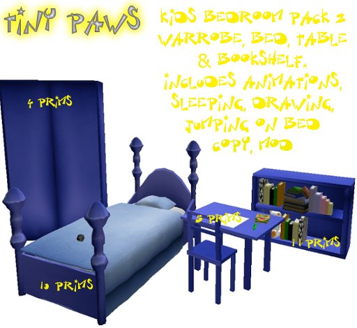 Kids Bedroom pack II Blue (BOXED)