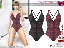 Full Perm Sexy Lingerie Bodysuit Two Colors Black And Red For Legacy Maitreya 5.3 LaraX Slink Belleza Ebody Reborn
