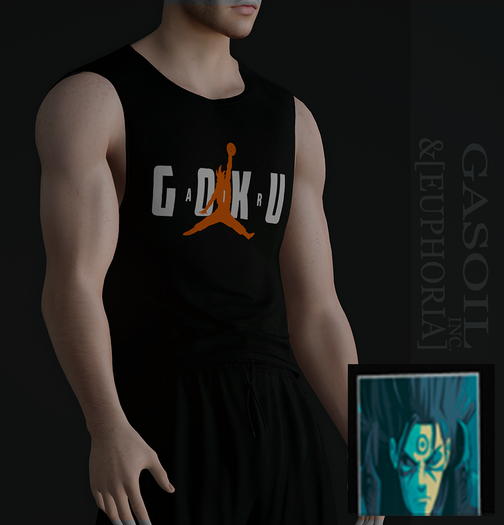 [GL - inc.] - [EUPHORIA] - Nolan Tanktop Black Hokage