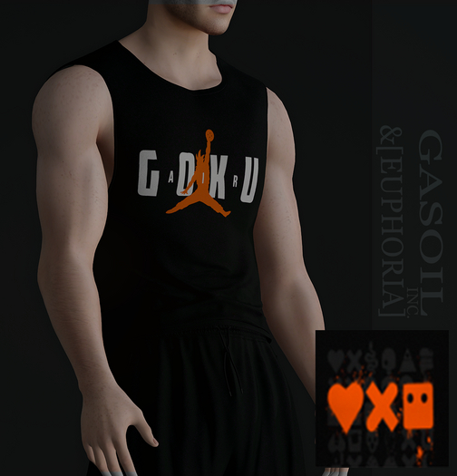 [GL - inc.] - [EUPHORIA] - Nolan Tanktop Black LSR