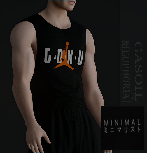 [GL - inc.] - [EUPHORIA] - Nolan Tanktop Black Minimal