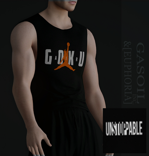 [GL - inc.] - [EUPHORIA] - Nolan Tanktop Black Unstoppable