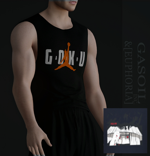 [GL - inc.] - [EUPHORIA] - Nolan Tanktop Blue samurai