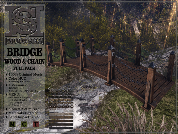[MoonSha] Bridge Wood & Chain - FULL PACK