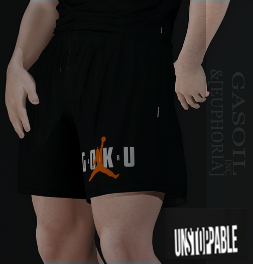 [GL - inc.] - [EUPHORIA] - Aaron shorts Black unstoppable