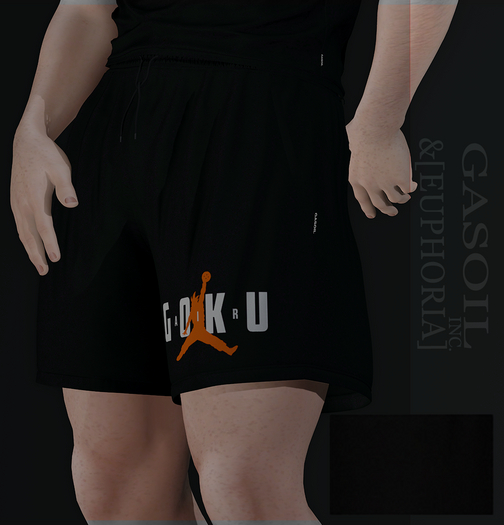 [GL - inc.] - [EUPHORIA] - Aaron shorts Black