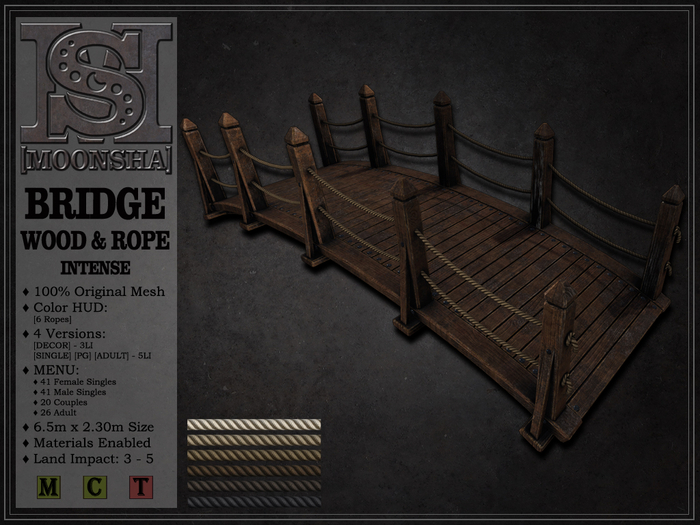 [MoonSha] Bridge Wood & Rope - Intense